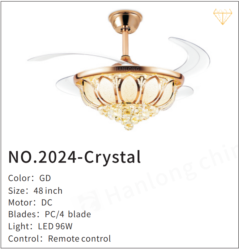 AURELIA 2024 CRYSTAL SMART CEILING FAN