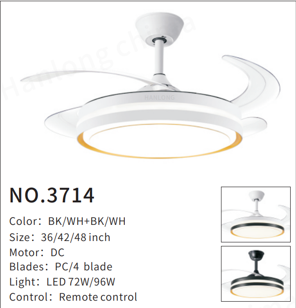 AURAGLOW 3714 SMART LED CEILING FAN
