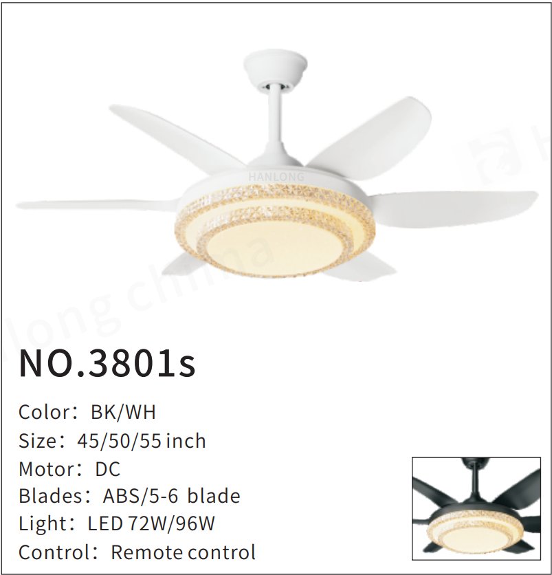 LUMORA 3801S O SMART CEILING FAN