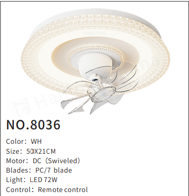 AEROLUX 8036 SMART LED CEILING FAN
