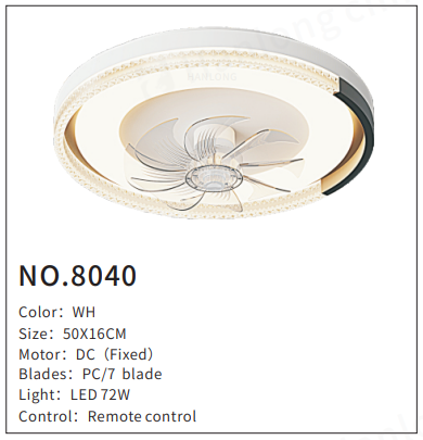 AEROLUX 8040 SMART LED CEILING FAN