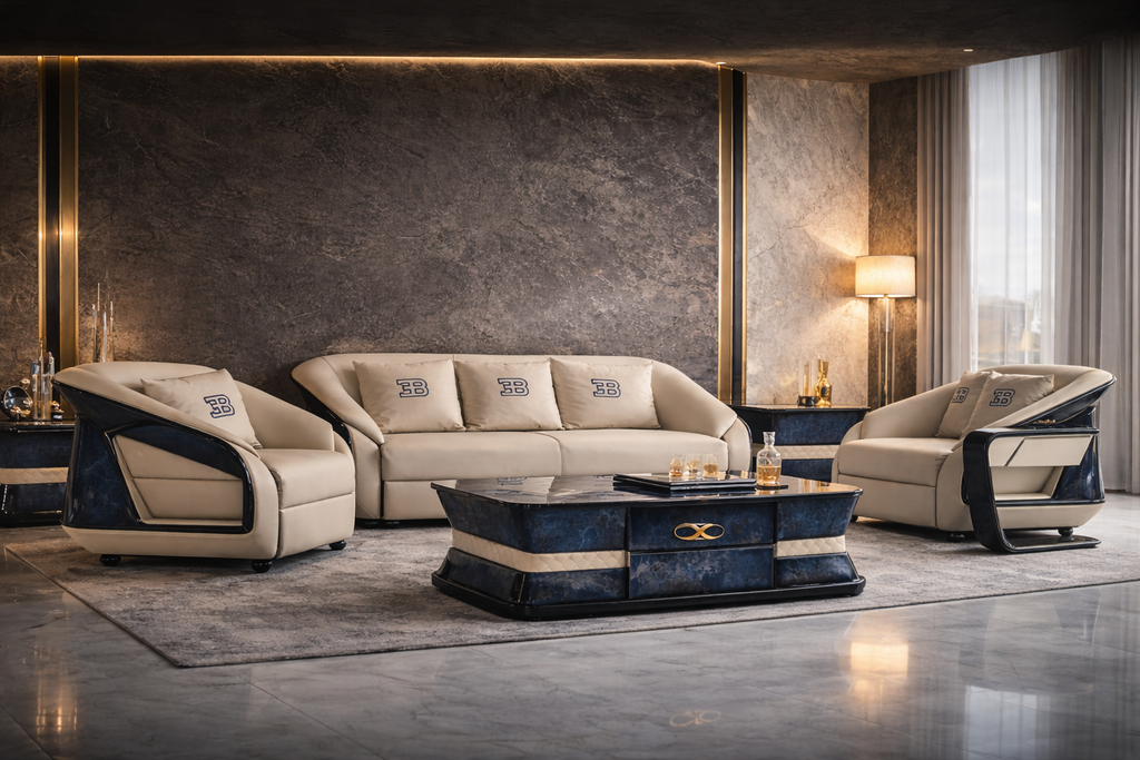 Bugatti Series – C-26 Leather Sofa