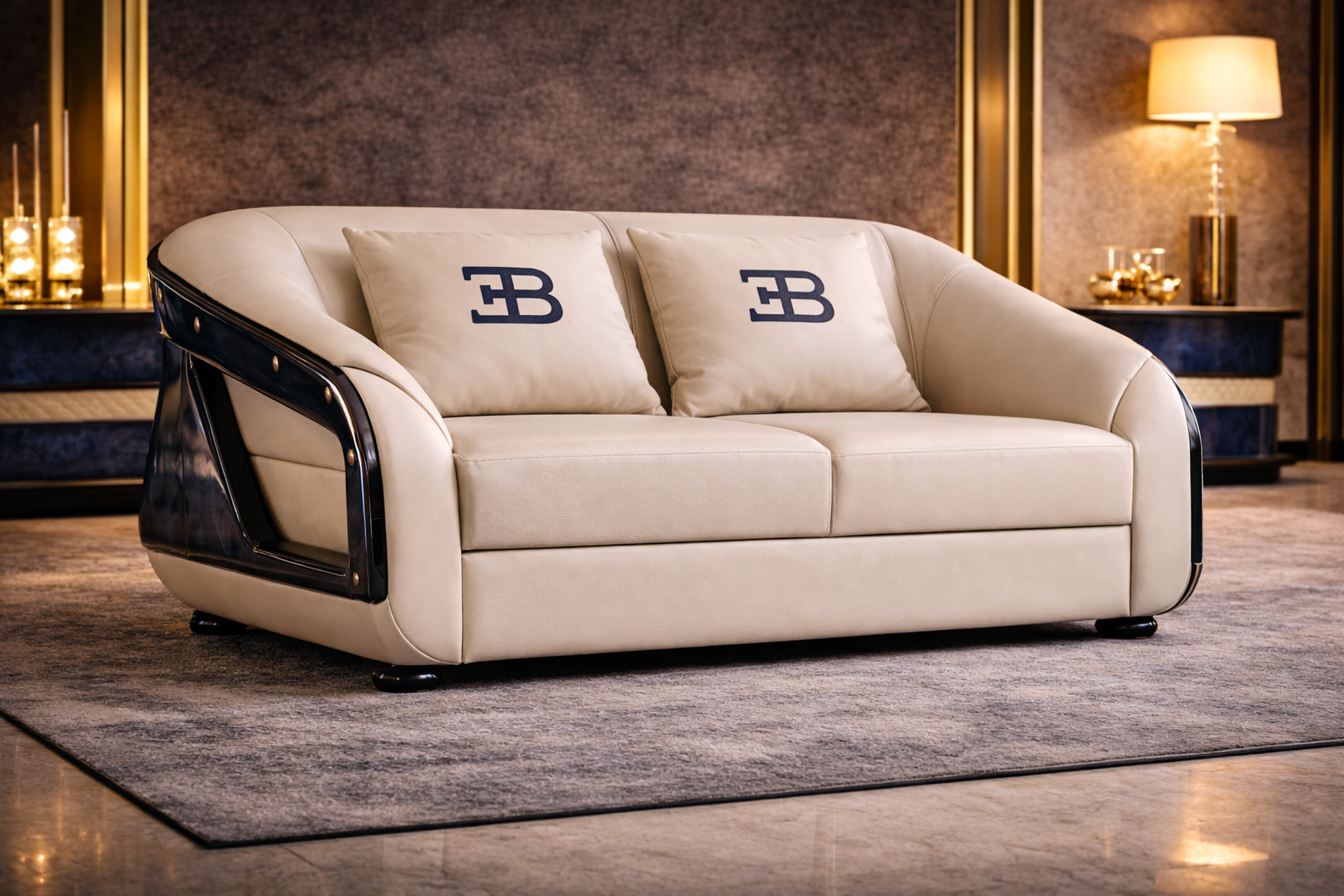 Bugatti Series – C-26 Leather Sofa