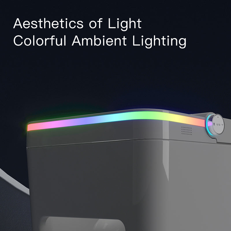 F5 Smart Toilet | Premium Voice-Controlled Toilet | Grey