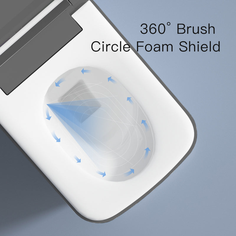 F5 Smart Toilet | Premium Voice-Controlled Toilet | Grey